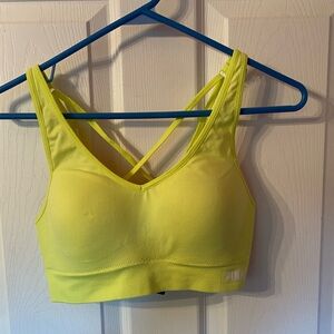 Victoria secret bra! Sm yellow has crossed straps! Excellent condition!